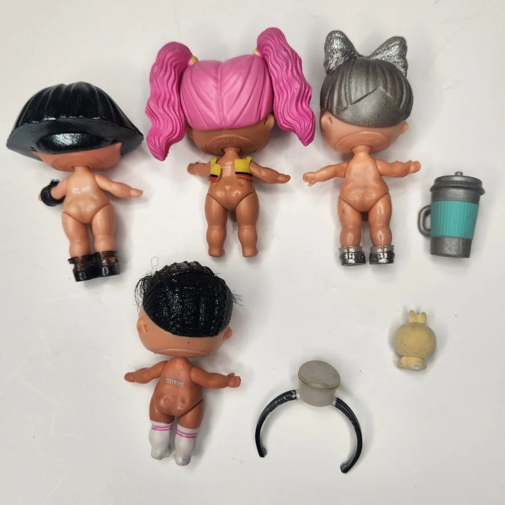 LOL Surprise Dolls Bae Wheels, Queen Selfie,  Hair Vibes, Lights Glitter, Mini